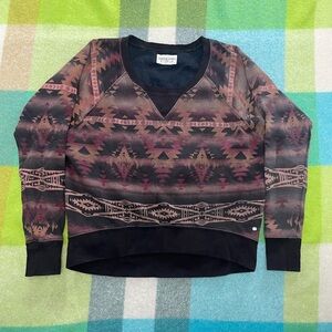 Vintage 90’s Polo Ralph Lauren Denim Supply Aztec Crewneck Sweater Women’s